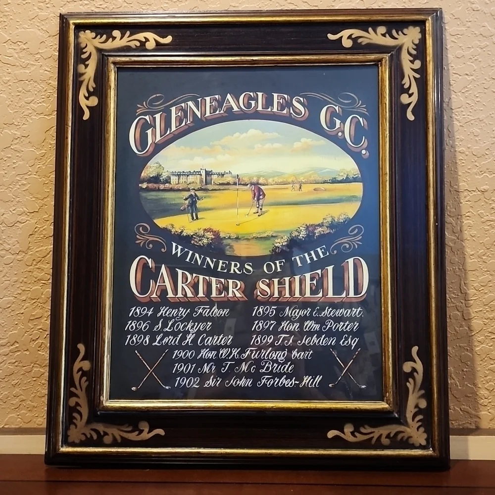 VINTAGE GOLF ART - Picture 3 of 4
